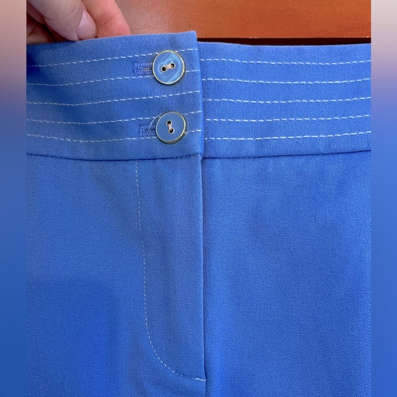 J. McLaughlin Women's Coastal Blue Above the Knee Skirt Size 4 - Picture 3 of 6